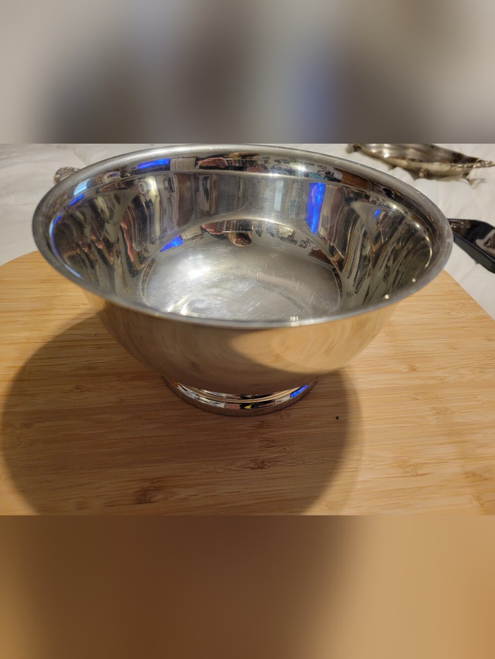 Polished Silver Serving Bowl - Classic Shine